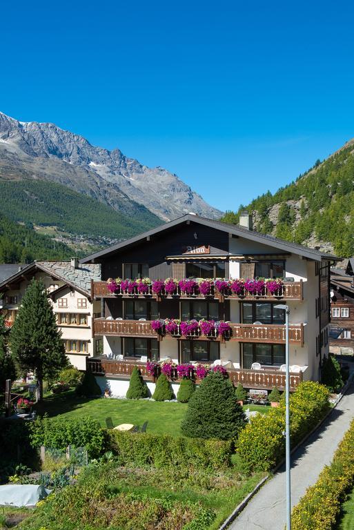 Ferienwohnung Haus Alba Saas-Almagell Exterior foto